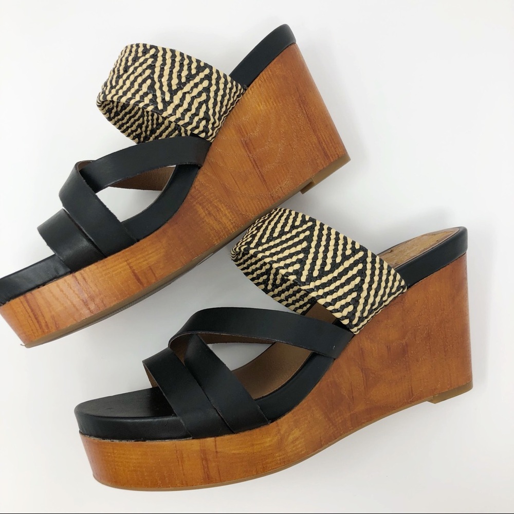 lucky Brand Wedges | Woven  strap wedge